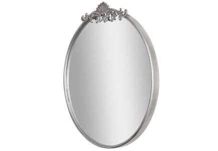 Antique Pewter Wall Mirror