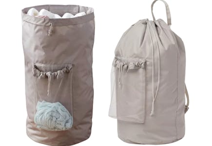Backpack Laundry Bag with Pocket