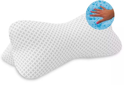 Gel-Infused Memory Foam Bone Shaped Pillow