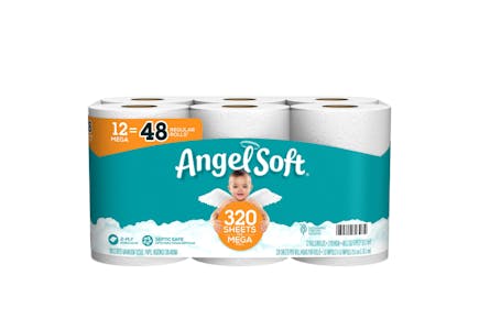 Angel Soft Bath Tissue 12-pack