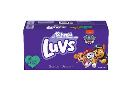 4 Luvs Diapers Packs