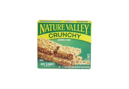 2 Nature Valley Crunchy Bars, 6-count