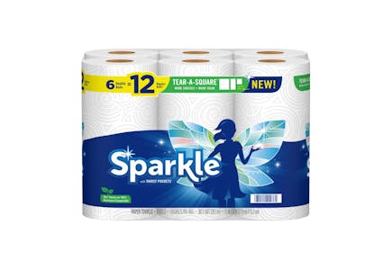 Sparkle Paper Towels 6-pack