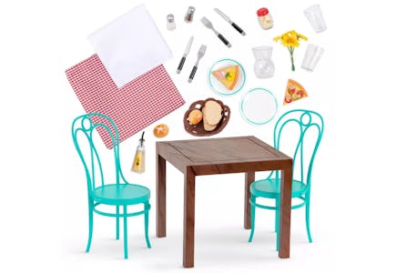 Our Generation Dining Table & Chairs Furniture Set, 26 Piece ($0.99 per piece)