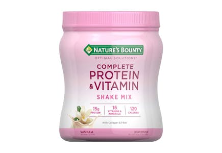 2 Nature's Bounty Protein and Vitamin Shake Mix