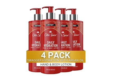 Old Spice Lotion 4-Pack