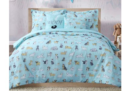 Kids' Puppy 5-Piece Comforter Set