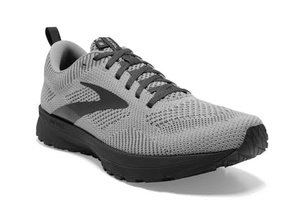 Brooks Men's Gray and Black Running Shoe