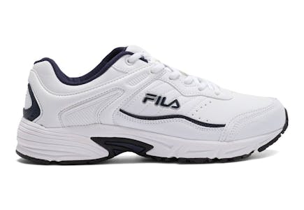 Flia Men's Black & White Sneaker
