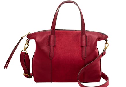 Fossil Red Tote Bag
