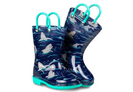 Zoogs Kids' Shark Rain Boot