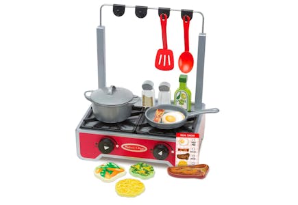 Wooden Cooktop Toy Set