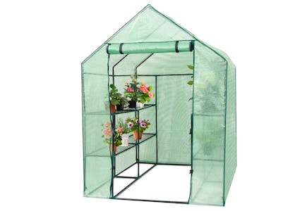 Portable 8-Shelf Greenhouse