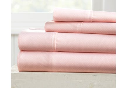 Ienjoy Home Pink Sheet Set