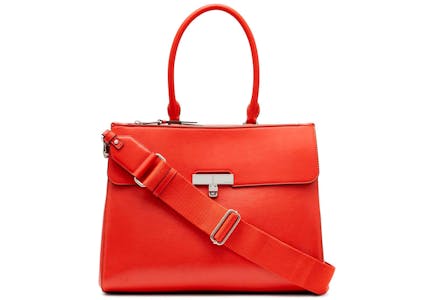 Calvin Klein Orange 3-Compartment Handbag