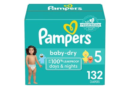 Pampers Diapers Size 5, 132 ct