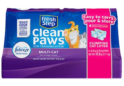 3 Packs of Fresh Step Cat Litter