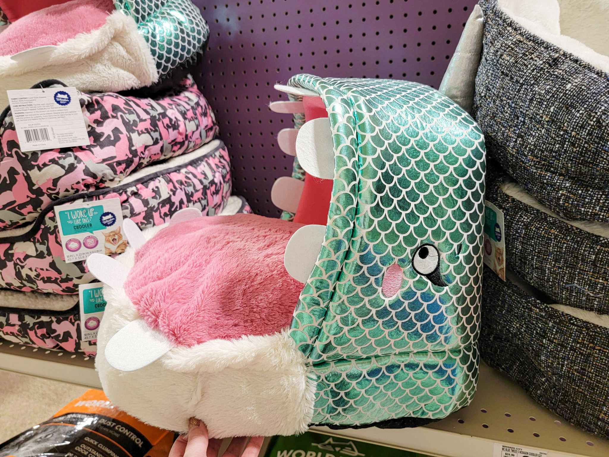 narwhal cat bed