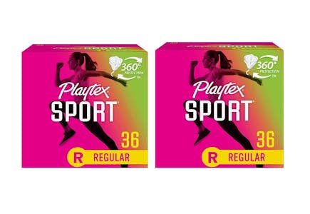 2 Playtex Tampons 36-Count 