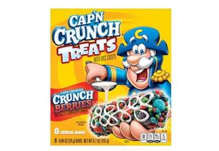 2 Cap'n Crunch Treats Cereal Bars