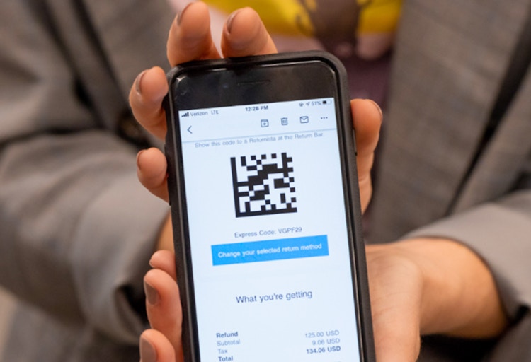 Happy Returns qr Code