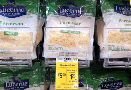3 Lucerne Shredded Cheese