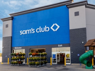 The exterior of a Sam's Club store