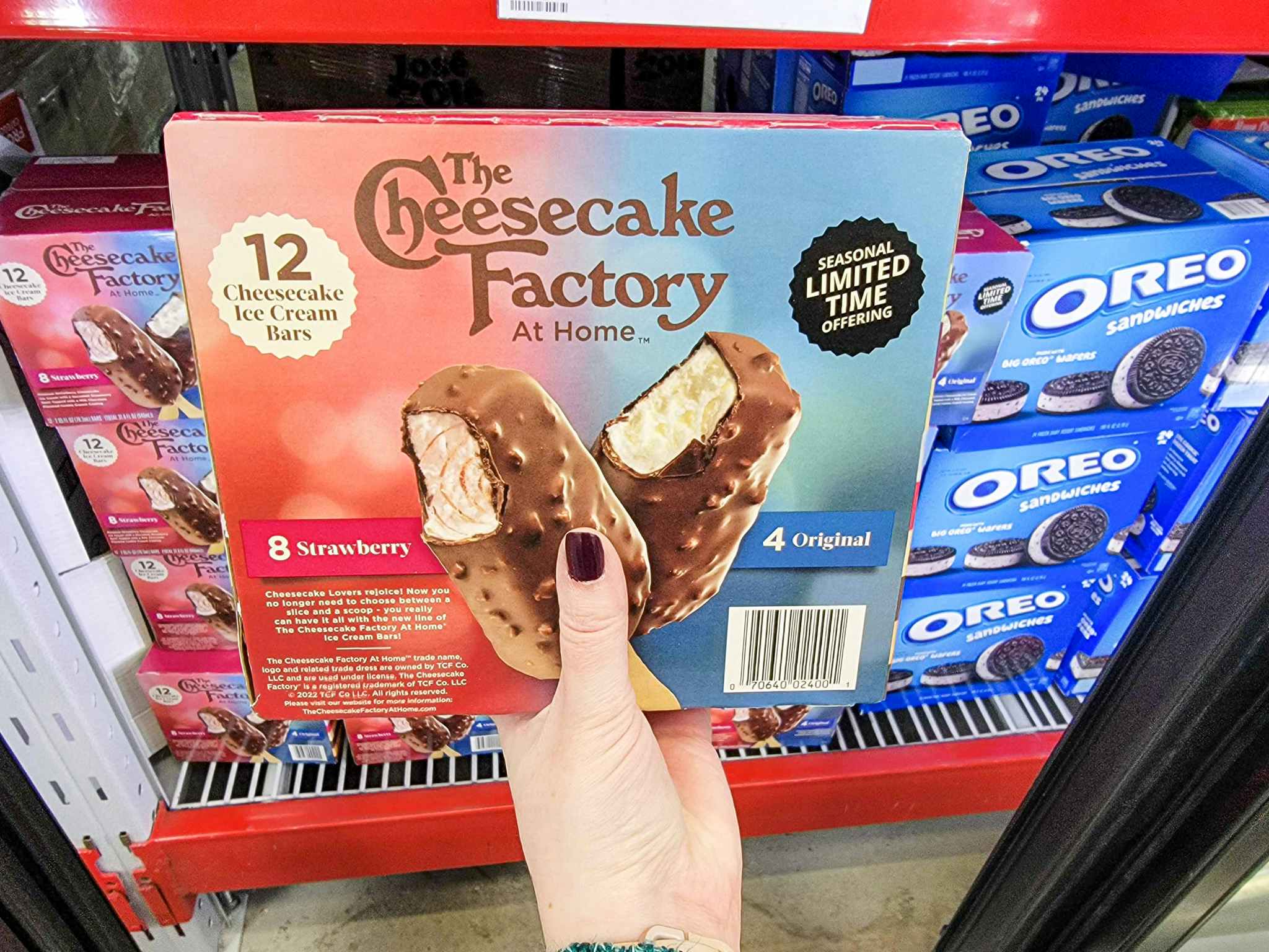 cheesecake factory ice cream bars
