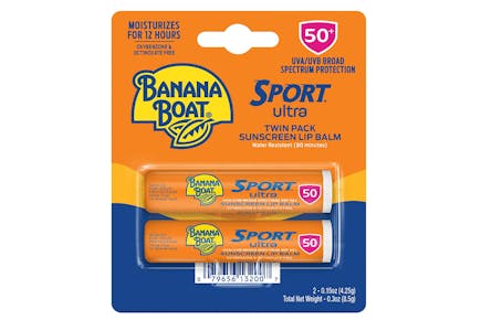 Banana Boat Lip Balm 2-Pack