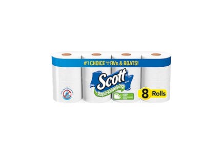 Scott Bath Tissue, 8 count