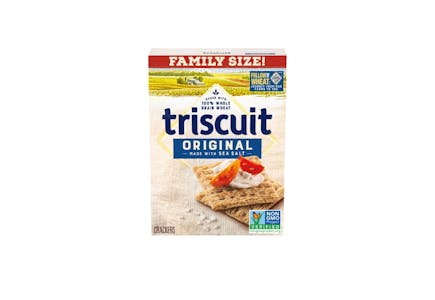 2 Family Size Triscuit Crackers