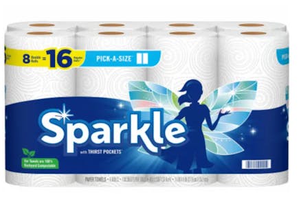 Sparkle Paper Towels 8-Pack