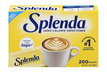 Splenda Zero Calorie Sweetener 200-Count Packets