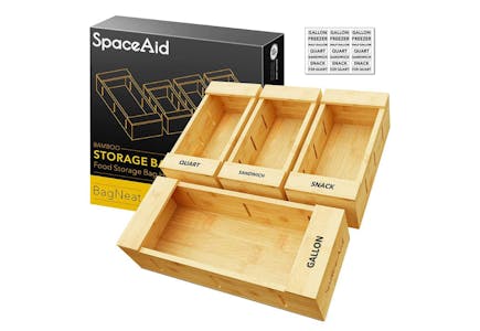 SpaceAid Bag Organizer 4-Pack