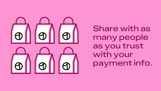 Uber One Pass can be used by an unlimited number of people you trust