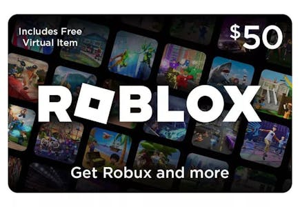 $50 Roblox Gift Card