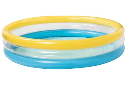 Sun Squad 3-Ring Pool Blue Yellow