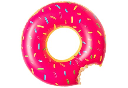 Sun Squad Strawberry Donut Pool Float