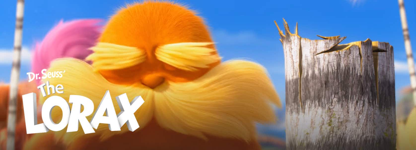 Screengrab from the Lorax title page on Netflix