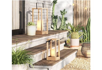 Outdoor Lantern Candle Holders Designed for Floor Display