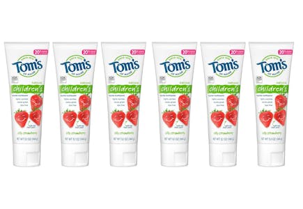 2 Tom's of Maine Kids' Toothpaste 3-Count