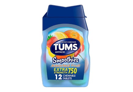 Tums Smoothies Antacid 12-Count