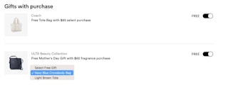 ulta coach free bag tote screen shot 1681754322 1681754323 e1681754337913