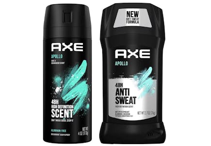Best Deal on 2 Axe Products: $3.62 Each