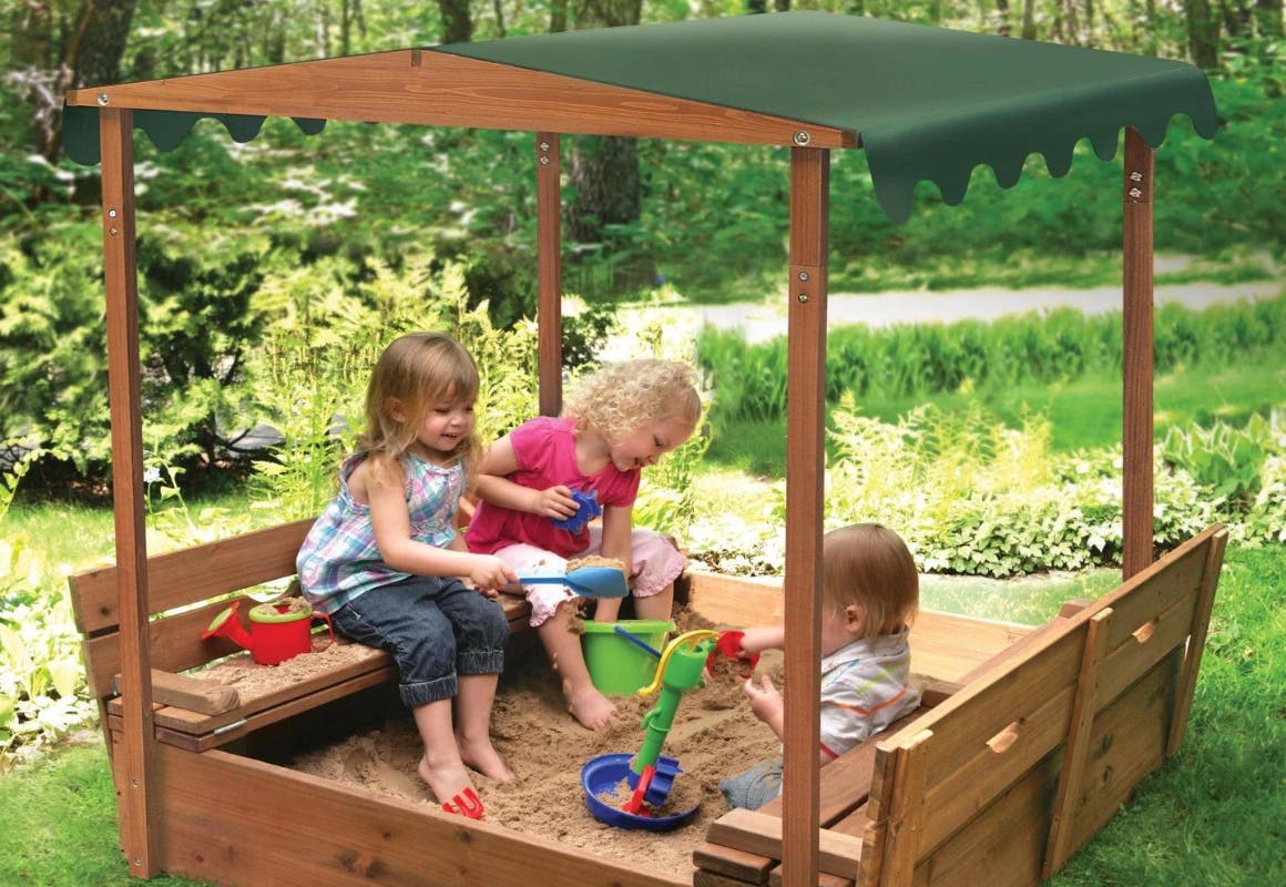 Sandbox With Canopy, 170 at Walmart (Reg. 230) The Krazy Coupon Lady