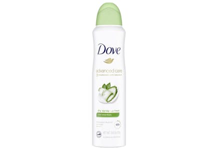 4 Dove Dry Spray Deodorant