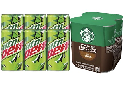 3 Caffeinated Beverage Packs