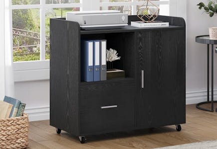 Wide Mobile Filing Cabinet