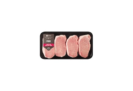 2 Boneless Center Cut Pork Chops, per pound