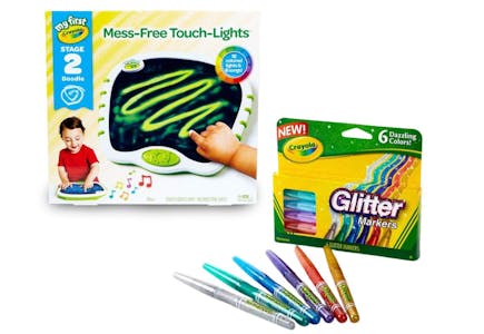 Crayola Glitter Markers & Touch Lights